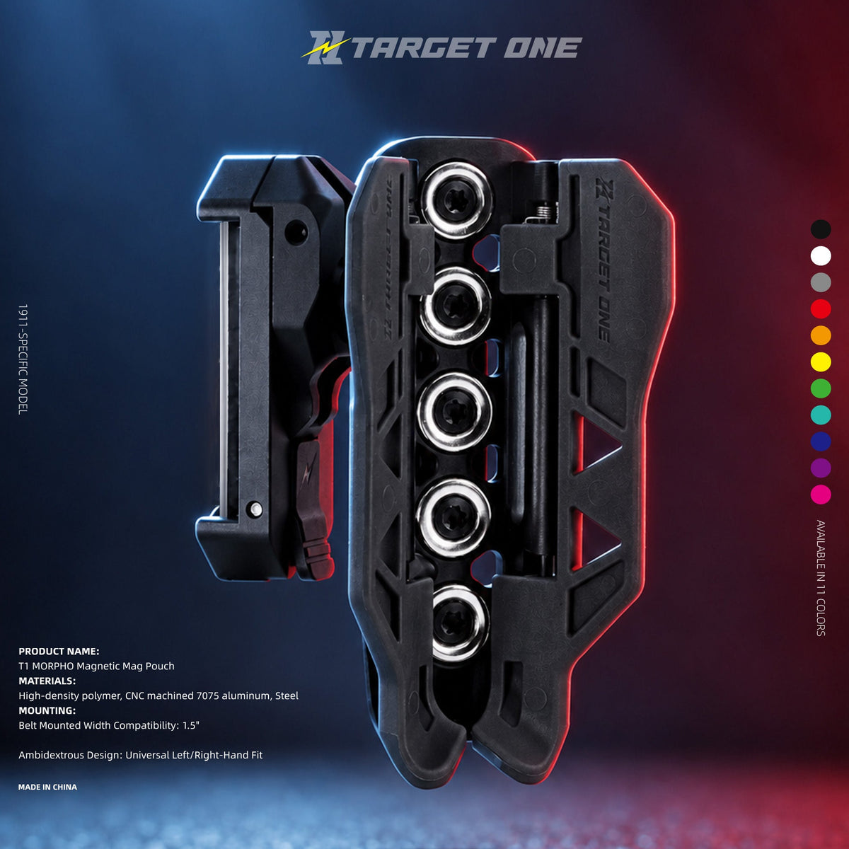 T1 Morpho Magnetic QD Mag Rack