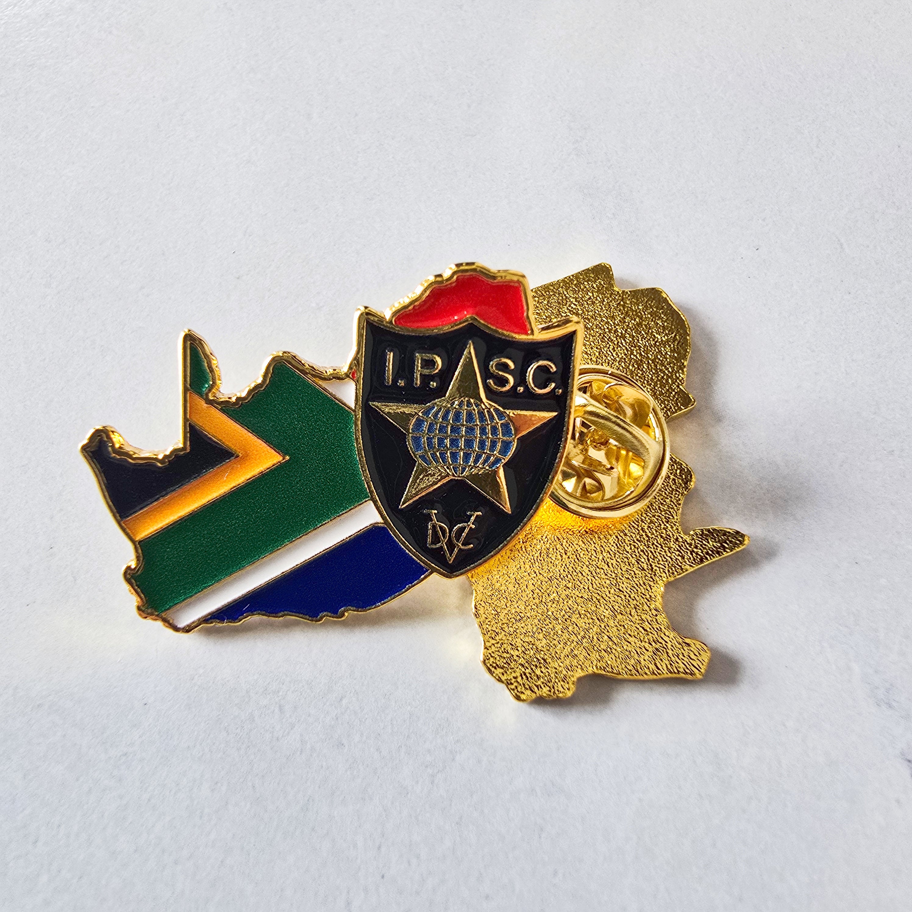 SA Map IPSC Lapel Pin